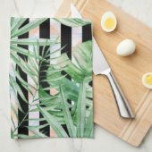 Tropisches Leaf Küchentuch (Viertel Falte)