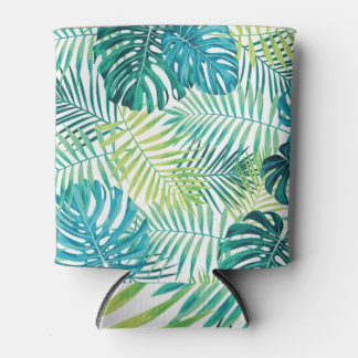 Tropisches Leaf Monstera Nahtloses Design Dosenkühler