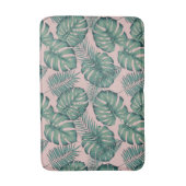 Tropisches Leaf-Muster Badematte (Vorderseite Vertikal)