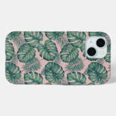 Tropisches Leaf-Muster Case-Mate iPhone Hülle (Rückseite (Horizontal))