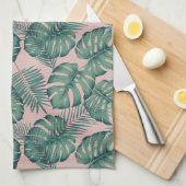Tropisches Leaf-Muster Geschirrtuch (Viertel Falte)