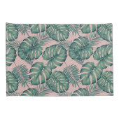 Tropisches Leaf-Muster Kissenbezug (Rückseite-Rechts)