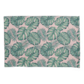 Tropisches Leaf-Muster Kissenbezug (Vorderseite-Links)