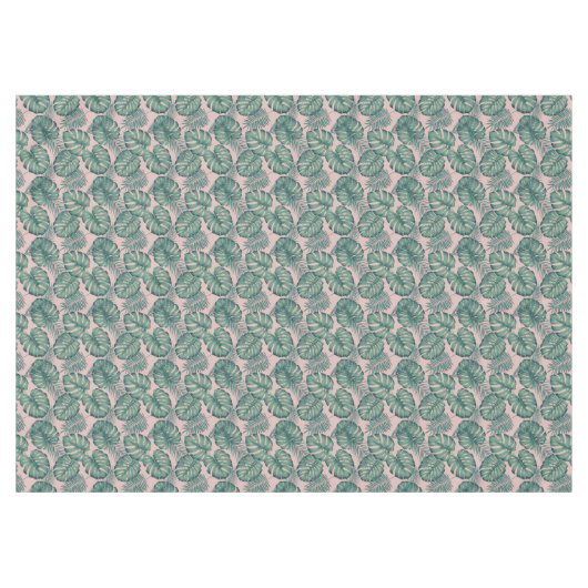 Tropisches Leaf-Muster Tischdecke (Vorderseite (Horizontal))