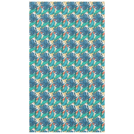 Tropisches Leaf Paradise Design für stilvolle Tischdecke (Vorderseite)