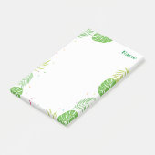 Tropisches Leaf Post it Notes Stationierung Post-it Klebezettel (angewinkelt)