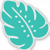 Tropisches Leaf-Symbol Aufkleber (Vorderseite)