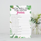 Tropisches Leaf, wie gut Sie wissen, die Bride-Spi (Stehend Vorderseite)