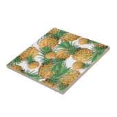 Tropisches leckeres Ananasmuster Fliese (Seite)