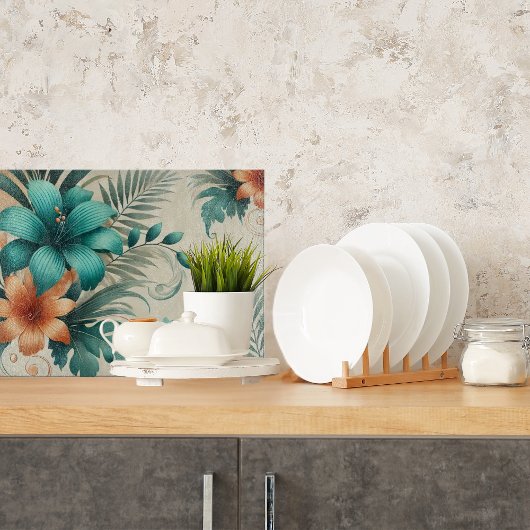 Tropisches Leichtglas Schneidebrett