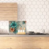 Tropisches Leichtglas Schneidebrett