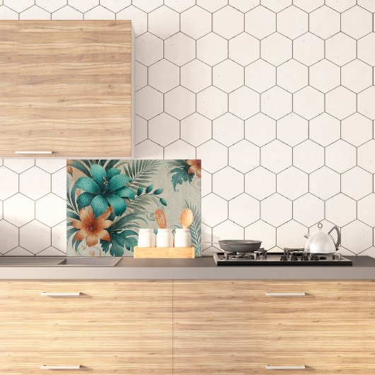 Tropisches Leichtglas Schneidebrett