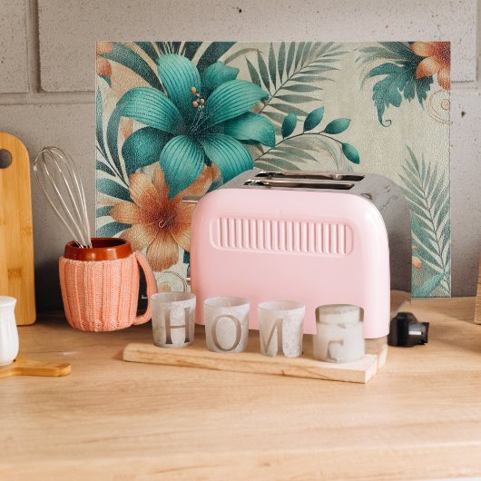 Tropisches Leichtglas Schneidebrett