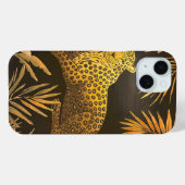 Tropisches Leopard-Jungle-Muster-Safari-Abenteuer Case-Mate iPhone Hülle (Rückseite (Horizontal))