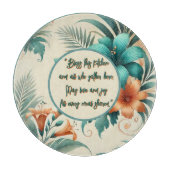 Tropisches Licht individuell anpassbar Schneidebrett (Vorderseite)