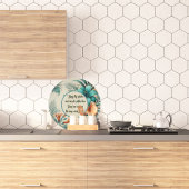 Tropisches Licht individuell anpassbar Schneidebrett