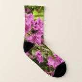 Tropisches Lila Bougainvillea Socken (Rechts - Außen)