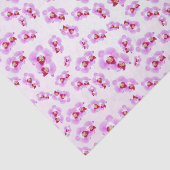 Tropisches Lila Orchid-Blumenbild Seidenpapier (Ausschnitt)