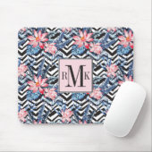 Tropisches Lotos-Blumen-Muster Mousepad (Mit Mouse)