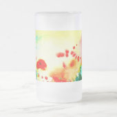 Tropisches Mattglas Bierglas (Mittel)