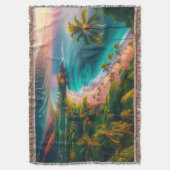 Tropisches Maui-Inselparadies Decke (Vorderseite Vertikal)