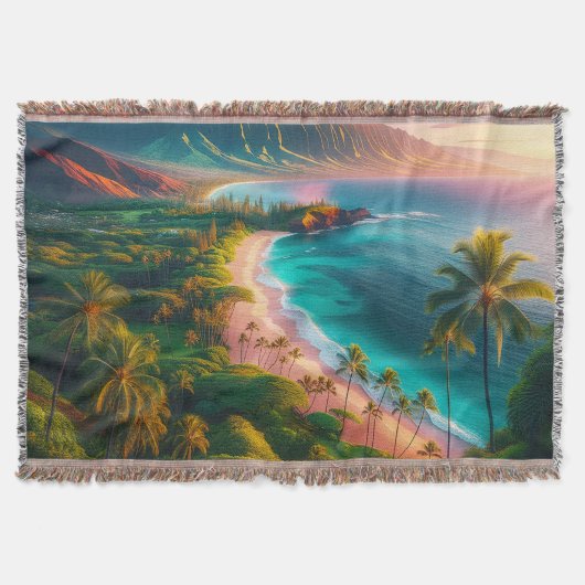 Tropisches Maui-Inselparadies Decke (Vorderseite)