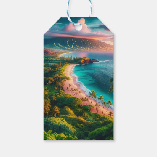 Tropisches Maui-Inselparadies Geschenkanhänger (Vorderseite)