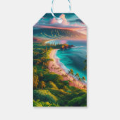 Tropisches Maui-Inselparadies Geschenkanhänger (Rückseite)