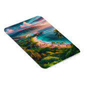 Tropisches Maui-Inselparadies Magnet (Rechte Seite)