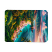 Tropisches Maui-Inselparadies Magnet (Horizontal)