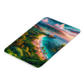 Tropisches Maui-Inselparadies Magnet (Linke Seite)