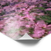 Tropisches Meer mit Blume Fotodruck (Ecke)