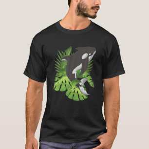 Tropisches Meer Orca Ocean Animal Lover Whale Gesc T-Shirt