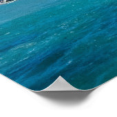 Tropisches Meer Poster (Ecke)
