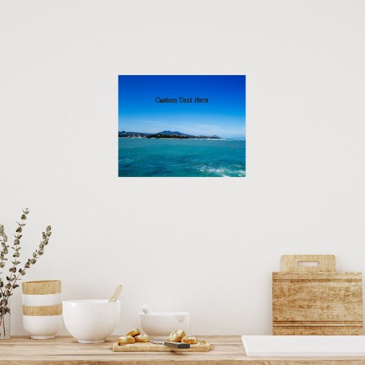 Tropisches Meer Poster (Küche)