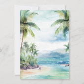 tropisches Meer süß 16 Party Einladungen (Rückseite)