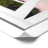 Tropisches Meer und blauer Himmel Künstliche Fenst Poster (Ecke)