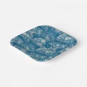 tropisches Meeresmuster Pappteller (Gewinkelt)