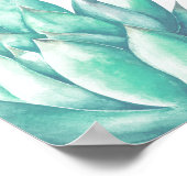 Tropisches Minzgebirge Sommer-Brautparty Willkomme Poster (Ecke)