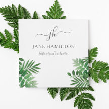 Tropisches Monogramm-Geschäftsereignis