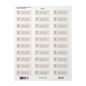 Tropisches Monogramm-Logo personalisiert (Vorne)