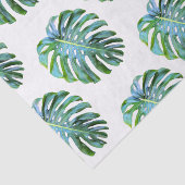 Tropisches Monstera Blatt-Fotografie-Grün Seidenpapier (Ausschnitt)