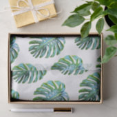 Tropisches Monstera Blatt-Fotografie-Grün Seidenpapier (Geschenk)