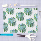 Tropisches Monstera Blatt-Fotografie-Grün Seidenpapier (Handwerk)