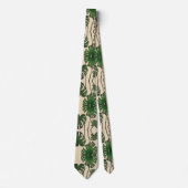 Tropisches Monstera-Blatt Krawatte (Vorderseite)
