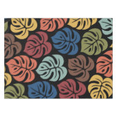 Tropisches Monstera-Muster Tischdecke (Vorderseite (Horizontal))