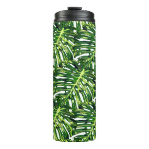 Tropisches Monstera Verlasse Thermal Tumbler Vacat Thermosbecher