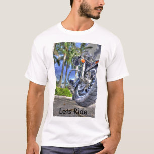 Tropisches Motorrad T-Shirt