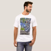 Tropisches Motorrad T-Shirt (Vorne ganz)