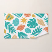 Tropisches Muscheln- und Frontsystem Badhandtuch Set (Handtuch)